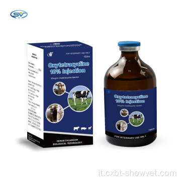 Veterinaria 100 ml 10% Iniezione di ossitetraciclina per capre